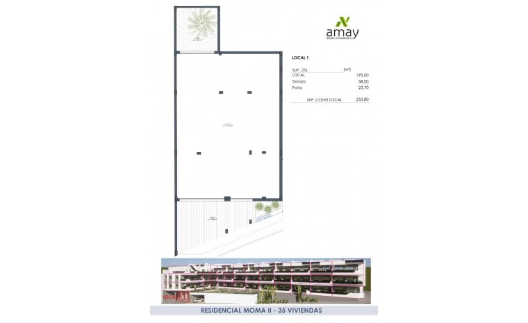 Commercial space - Wynajem długoterminowy - Benijófar - Benijófar